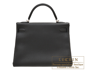 エルメス ケリー32/内縫い ブラック トゴ シルバー金具 | エルメス