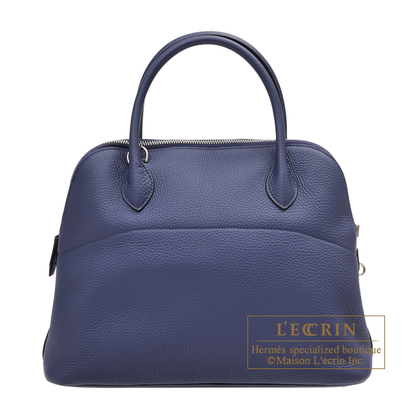 エルメス ボリード31 ブルーアンクル トリヨンクレマンス シルバー金具