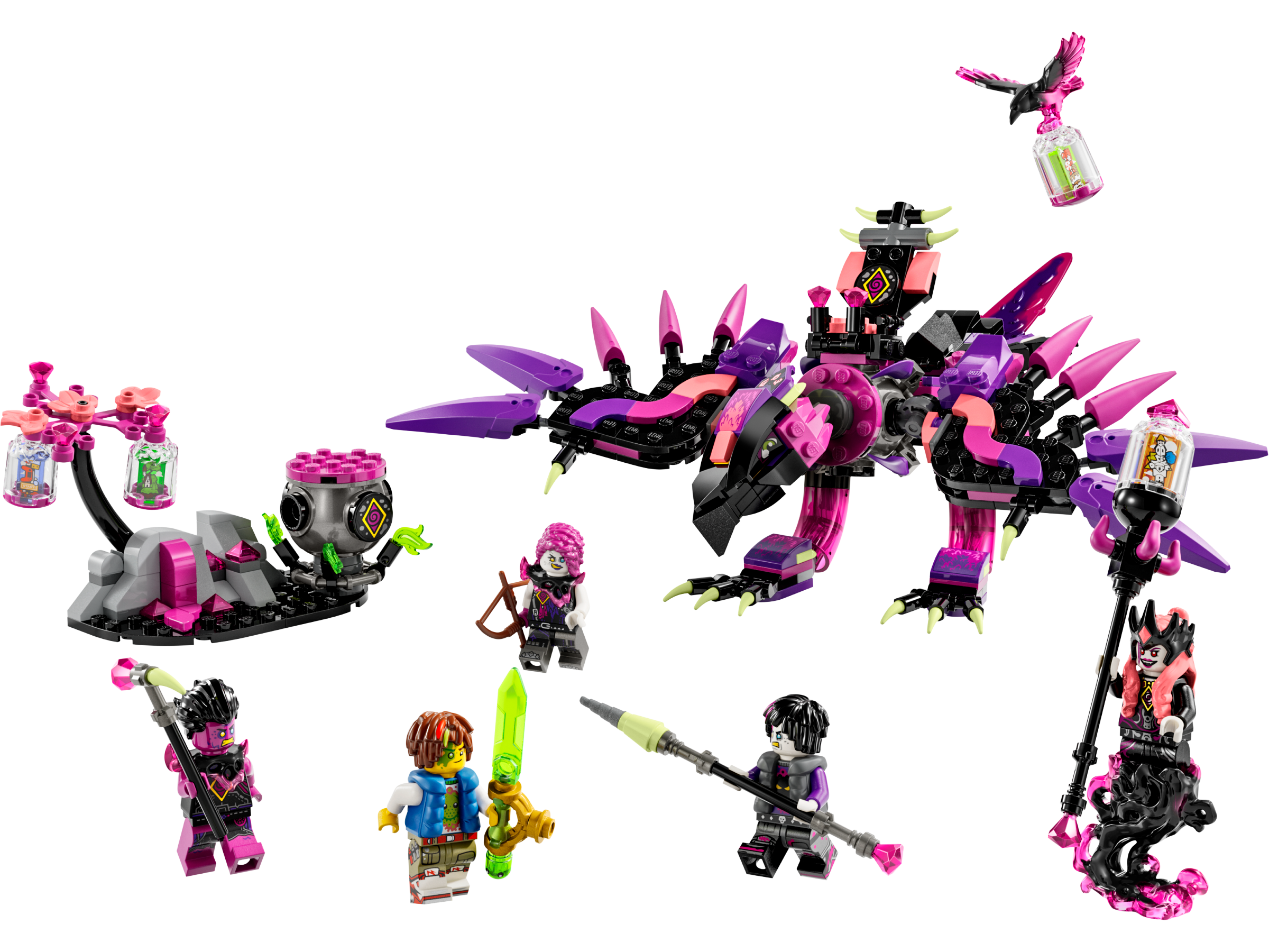 The Never Witch's Nightmare Creatures 71483 | LEGO® DREAMZzz