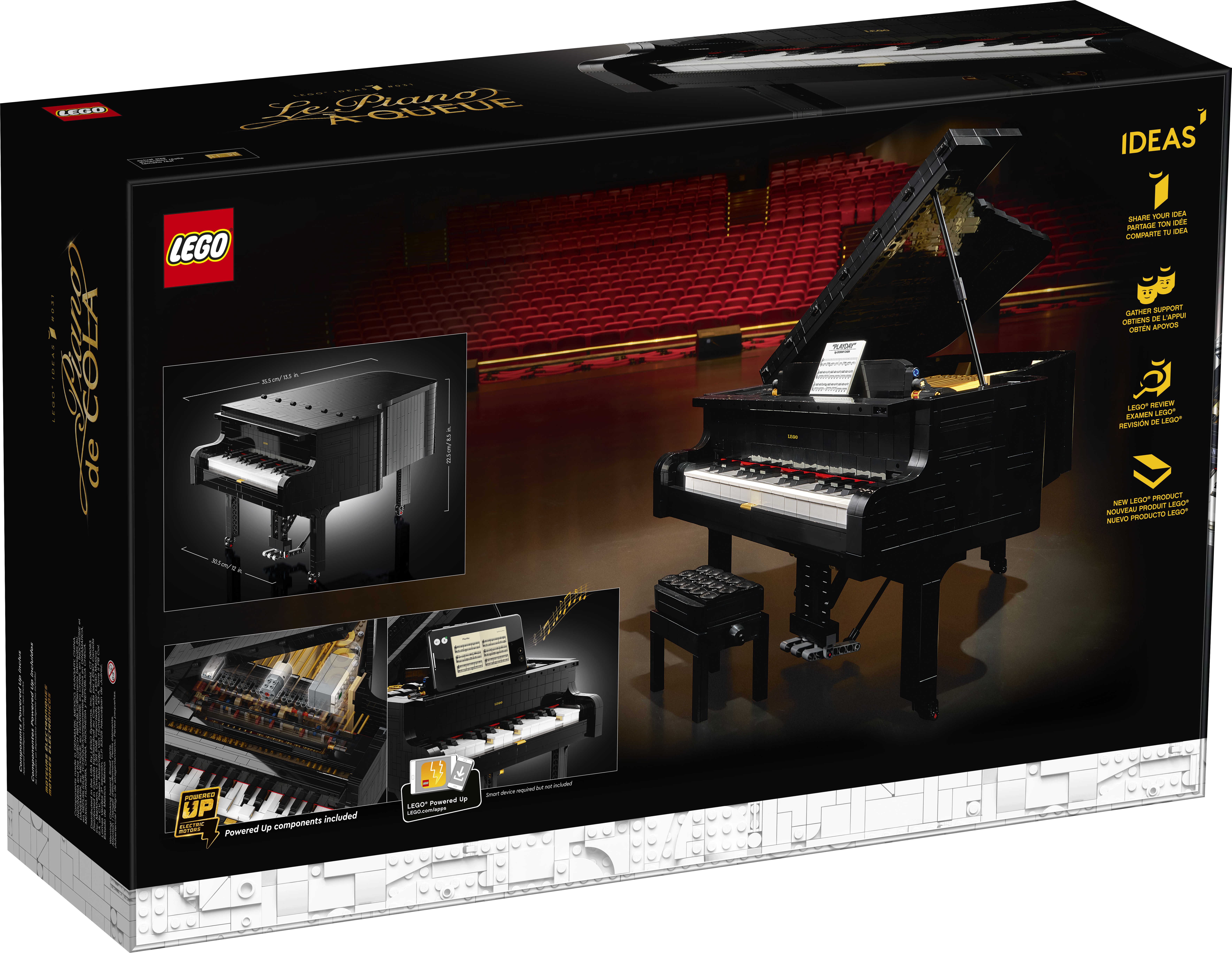 Grand Piano 21323 | Ideas | Buy online at the Official LEGO® Shop US