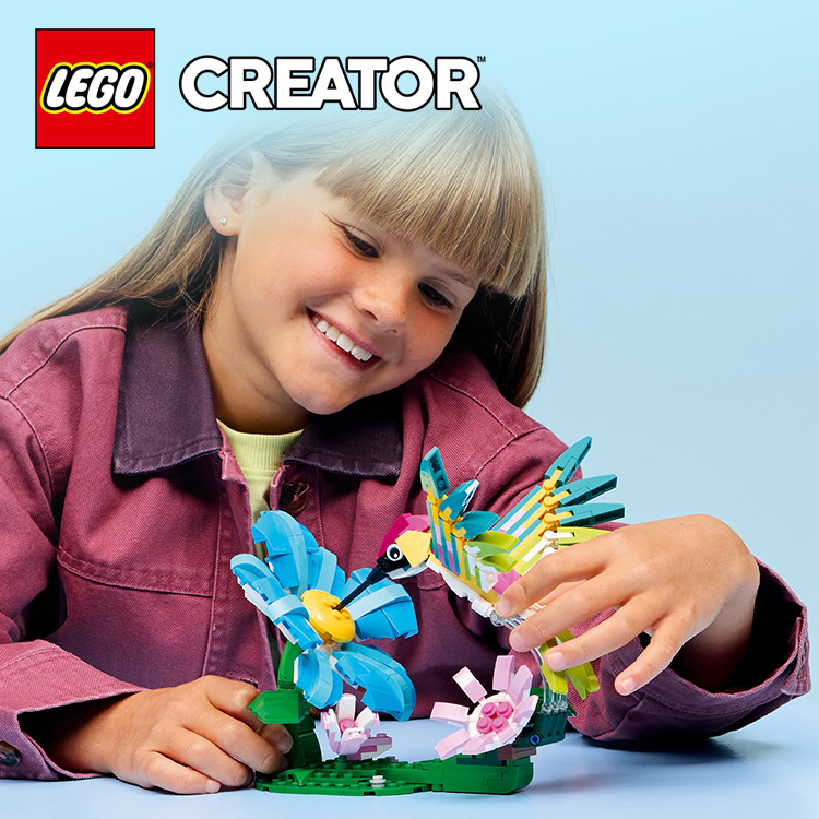 カラフルハチドリのお花さがし 31384 | クリエイター3in1 |レゴ®ストア