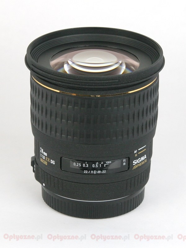 Sigma 24 mm f/1.8 EX DG Aspherical Macro - LensTip.com