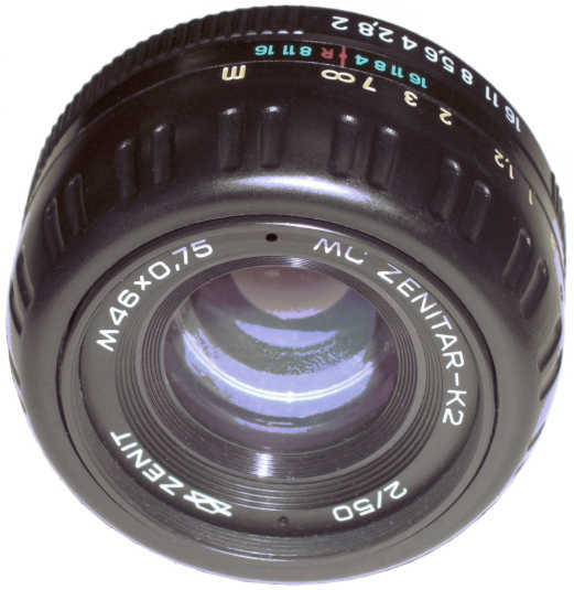 CCCP MC Zenitar-K2/M2 50 mm f/2.0 - LensTip.com