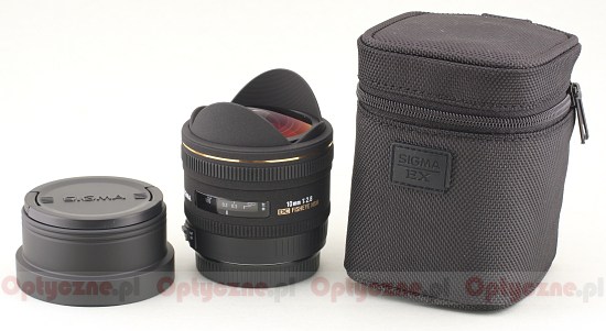 Sigma 10 mm f/2.8 EX DC FISHEYE HSM review - Build quality
