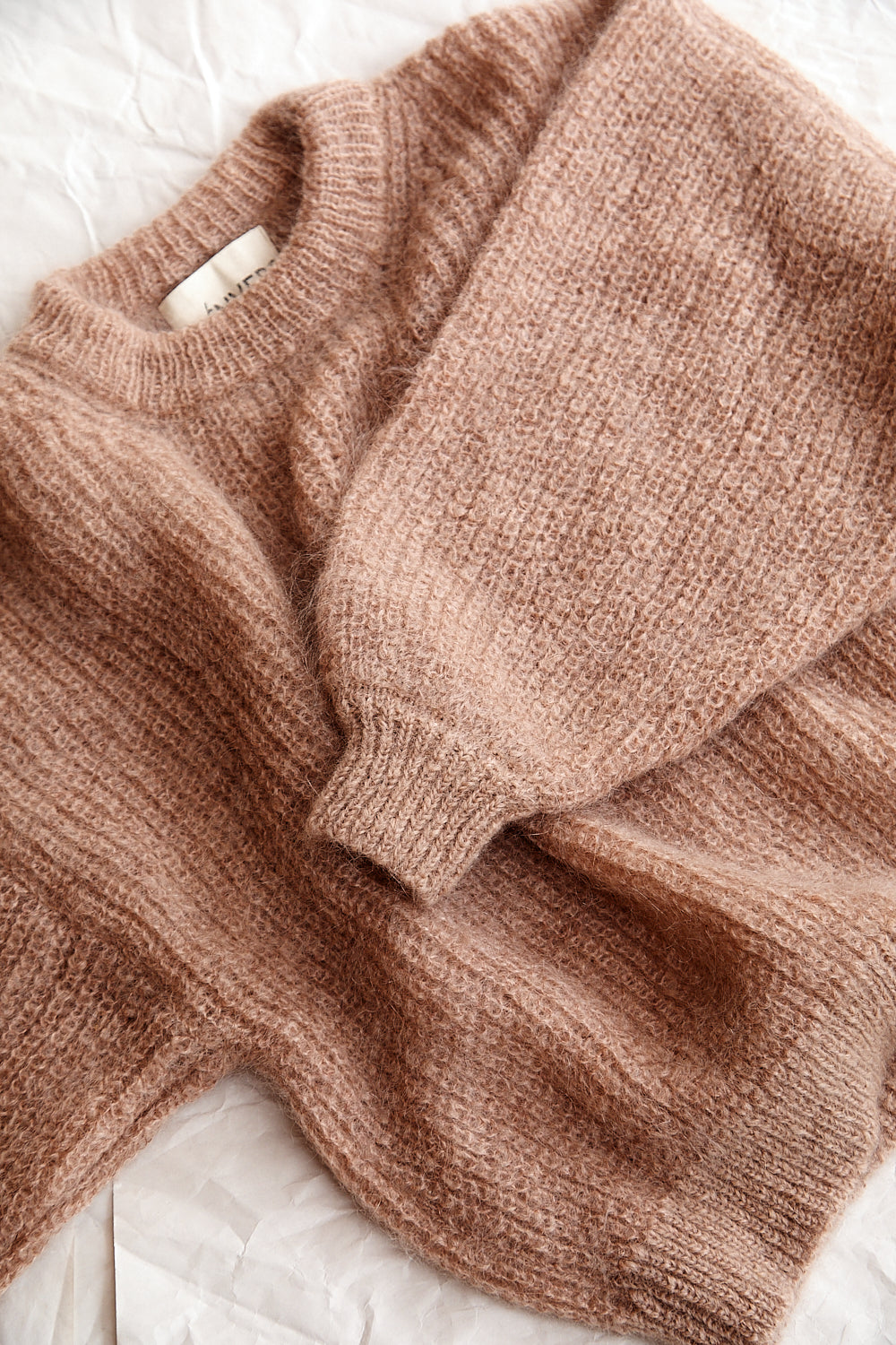 Light Pink Lucie Sweater - Soft Wool Knitwear | L'Envers