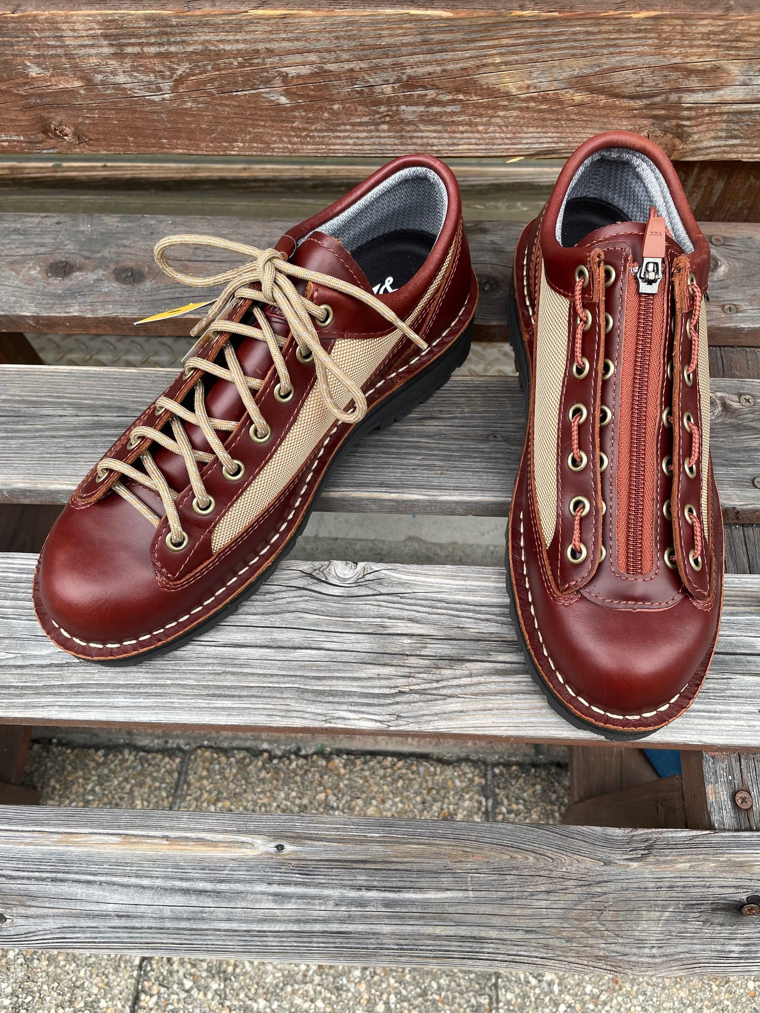 DANNER-DANNER FIELD LOW R-LEATHER-V.BROWN/KAHKI - Little Island