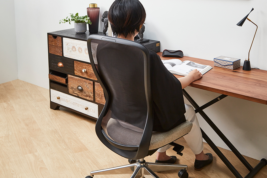 リラックス デスクチェア - ワーキングチェア・デスクチェアの通販