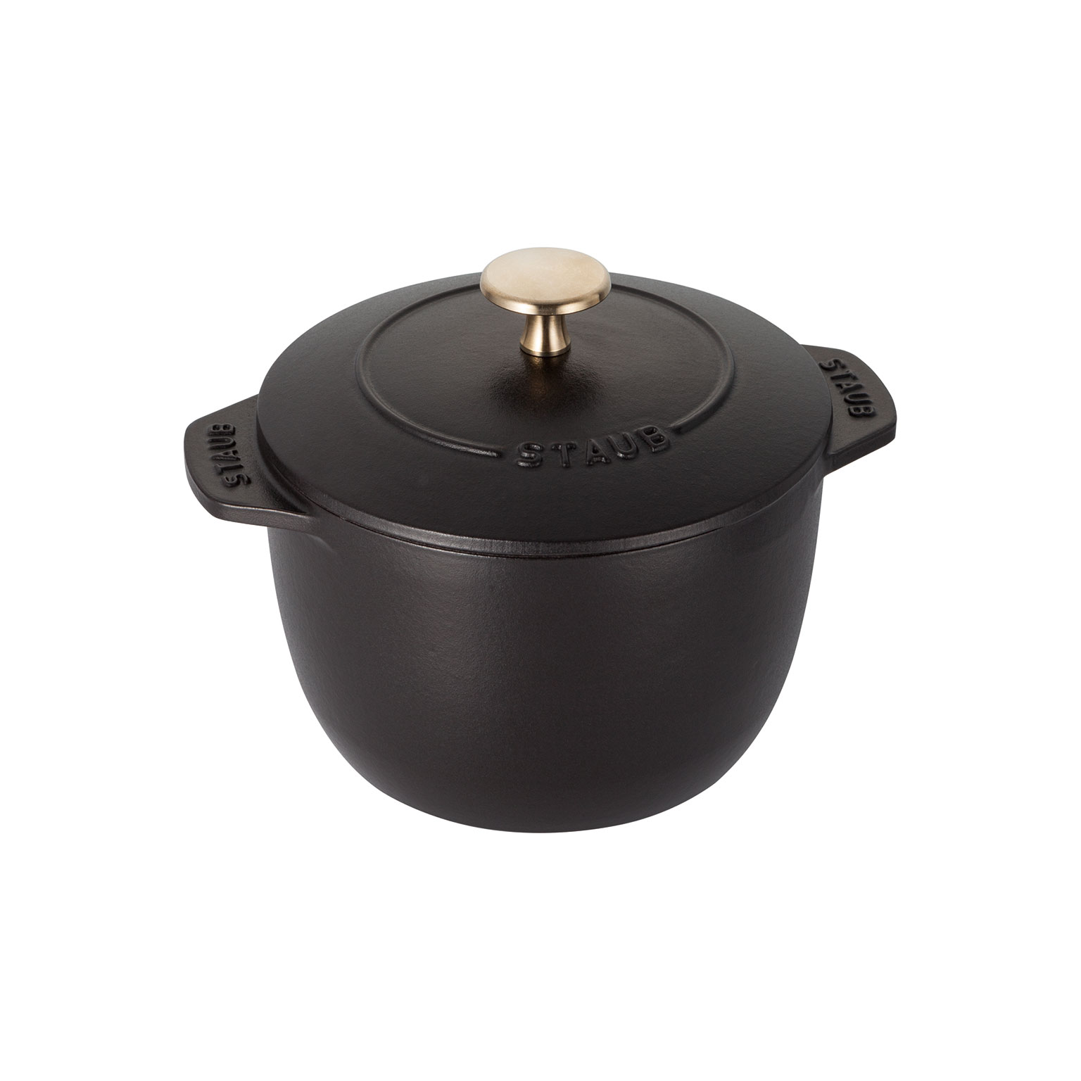 staub（ストウブ）ラ・ココット de GOHAN ブラック M | LIVING MOTIF