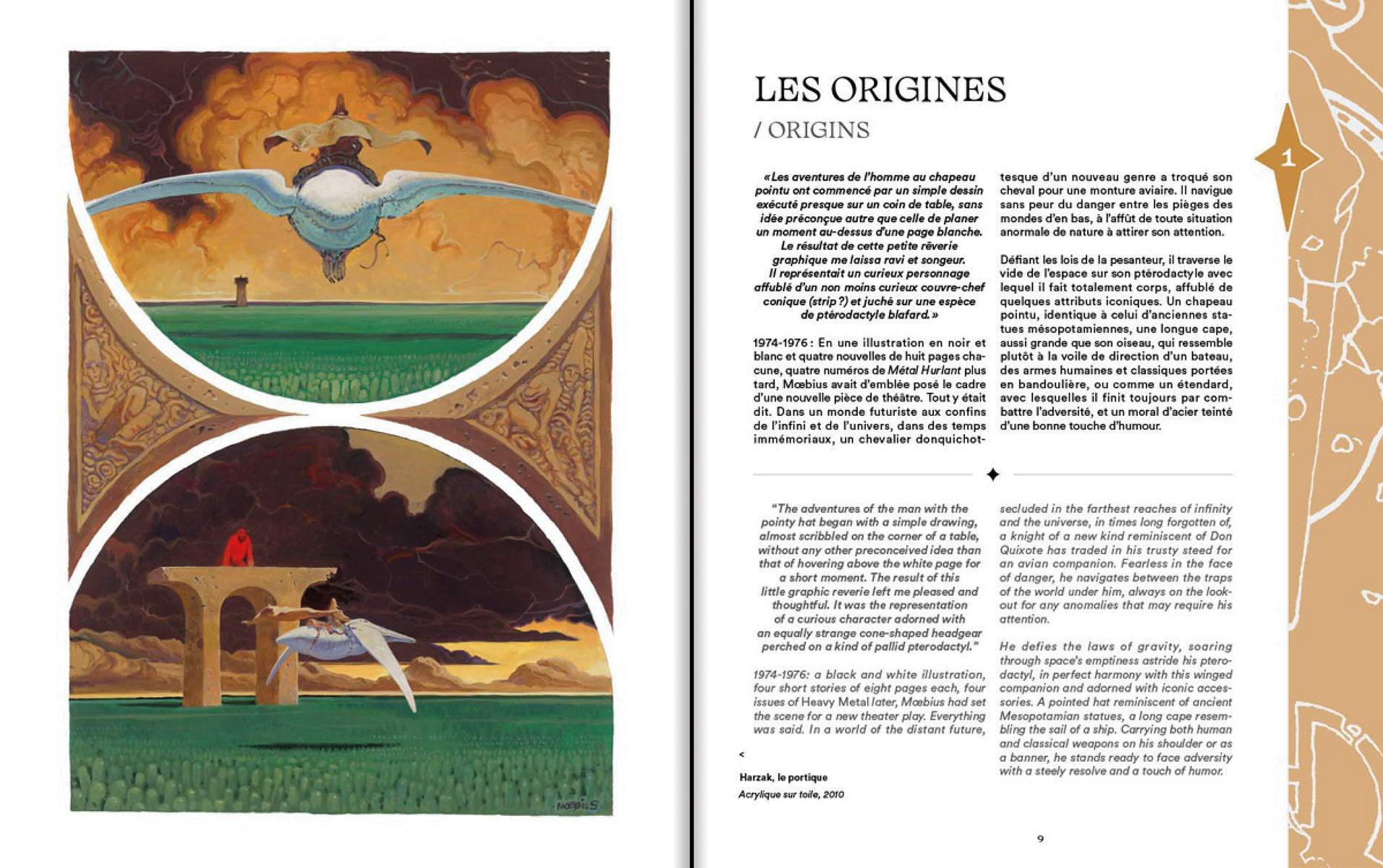 Moebius - Arzak artbook - Moebius little Panthéon