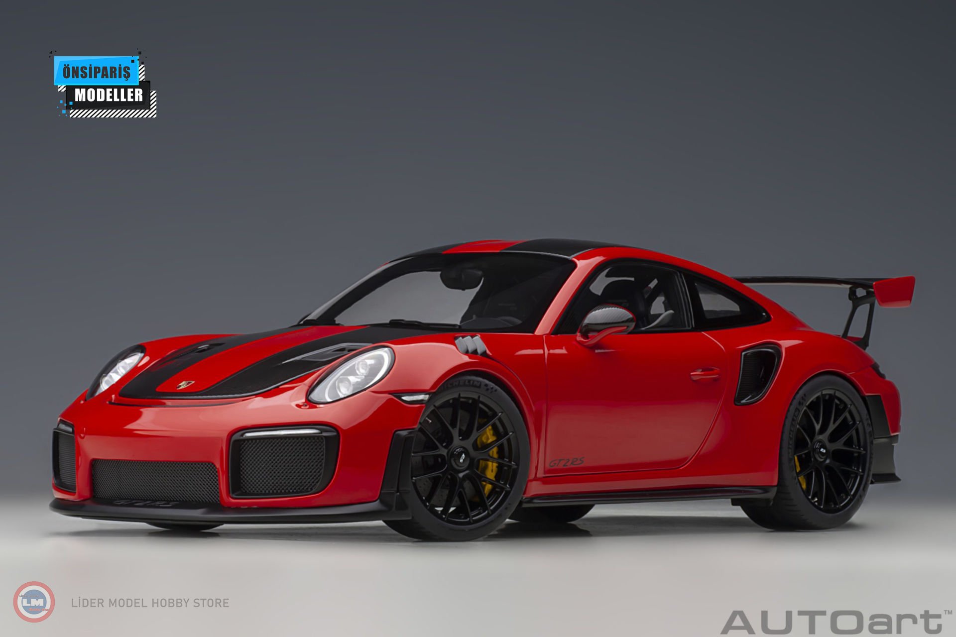 Autoart - 1:18 2017 Porsche 911 (991.2) GT2 RS Kırmızı - 15.185,15