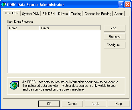 Creating an ODBC Data Source from an Access Database