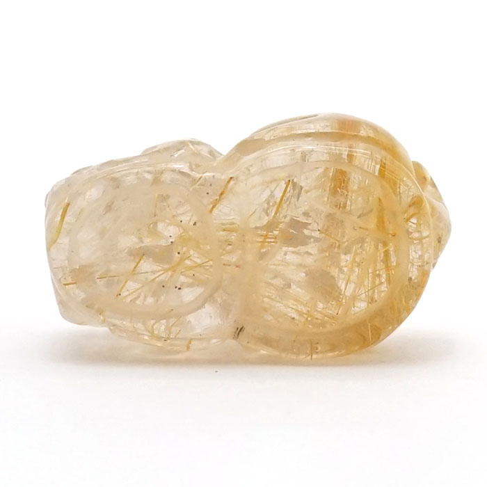 最終価格！ルチル　貔貅 最終価格！ルチル 貔貅 水晶彫刻 貔貅（ヒキュウ） （ルチルクォーツ