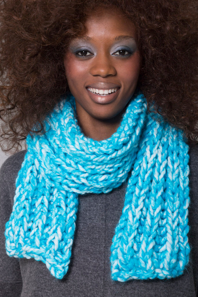 Cushy Rib Scarf (Knit) – Lion Brand Yarn