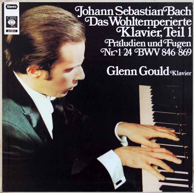 LP レコード グールドのバッハ/平均律クラヴィーア曲集第1巻 独CBS 3428