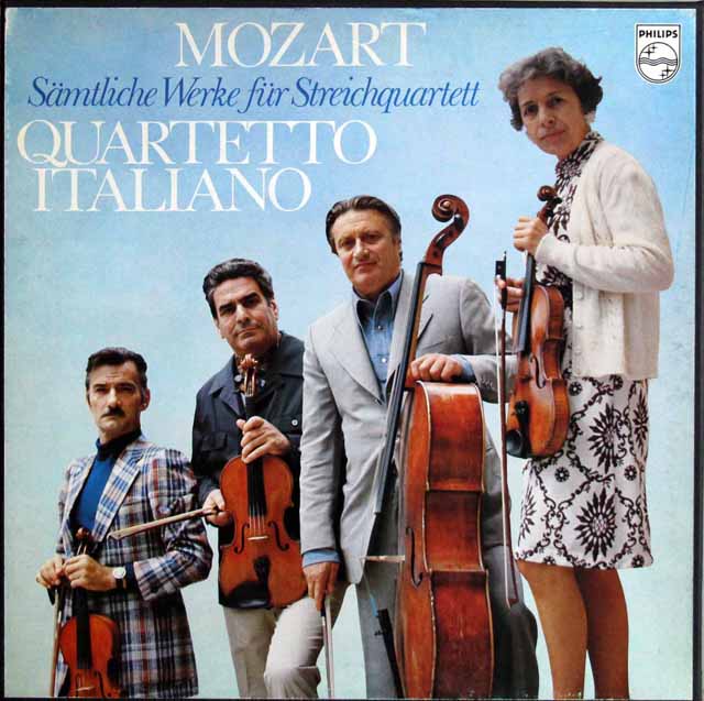 LP レコード イタリア四重奏団のモーツァルト/弦楽四重奏曲全集 蘭