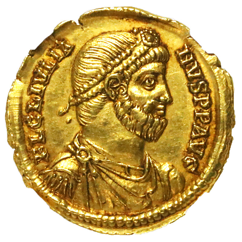 古代ローマ AD360-363年 ユリアヌス2世 ソリデュス(ソリダス) 金貨