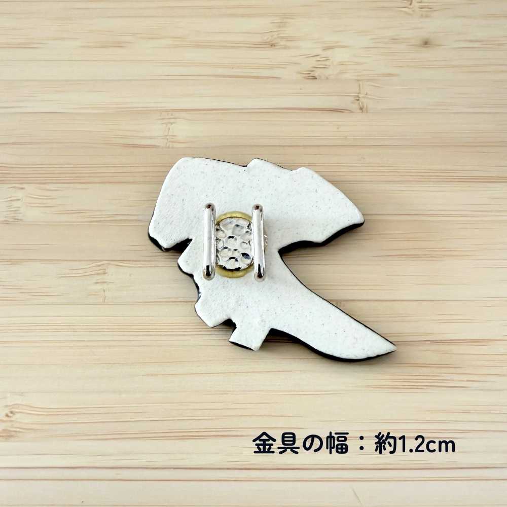 もたはんオリジナル五福さんの帯留め「エメラルドドラゴン」 | 普段着