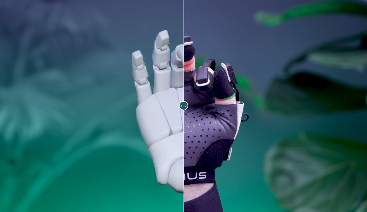 MANUS：製品一覧：フィンガートラッキングデバイス｜OptiTrack