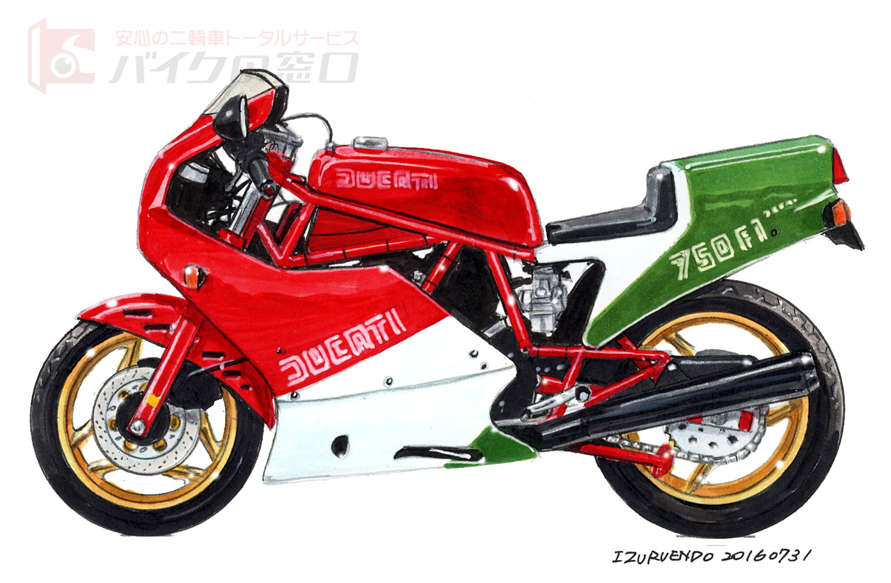 遠藤イヅルの名車カタログ】第9回 ドゥカティ・750F1 | 中古バイク