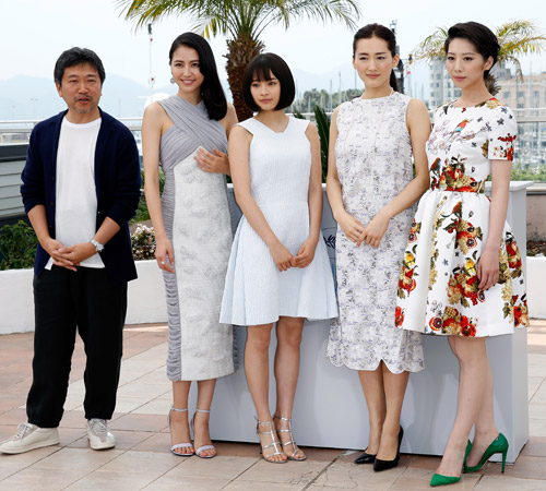 綾瀬はるか、長澤まさみ、夏帆、広瀬すずがカンヌで『海街diary