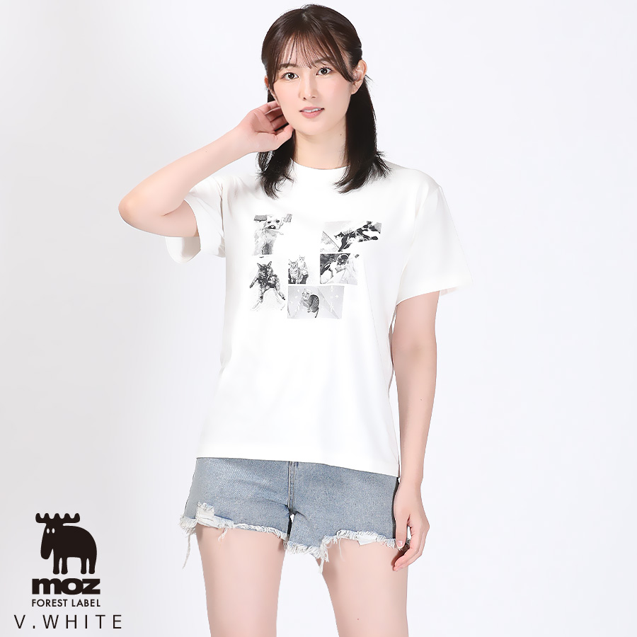 高月彩良×moz FOREST LABEL コラボ半袖Tシャツ