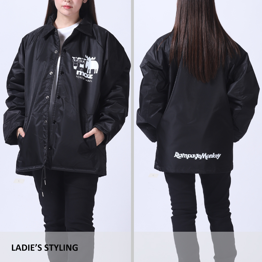 RAMPAGE MONKEY×moz FOREST LABEL コラボ コーチジャケット