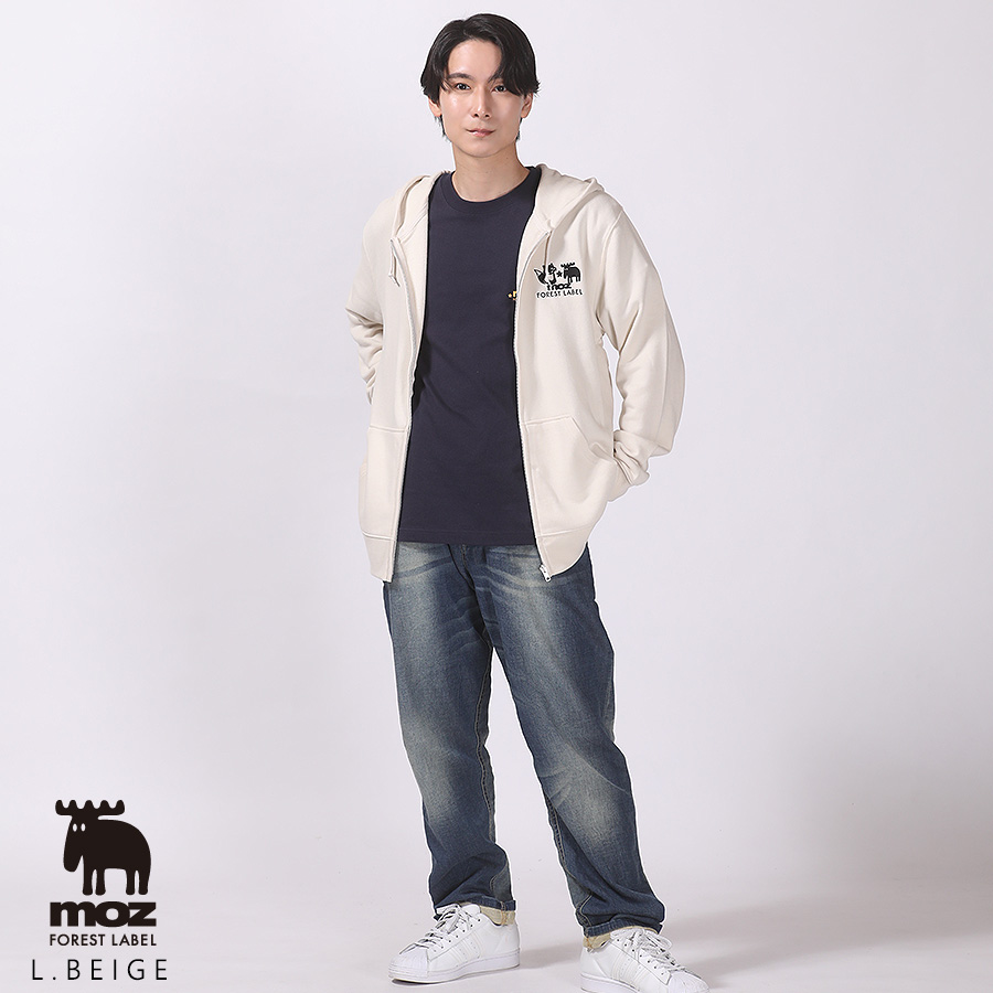 朝田淳弥×moz FOREST LABEL コラボZIPパーカー