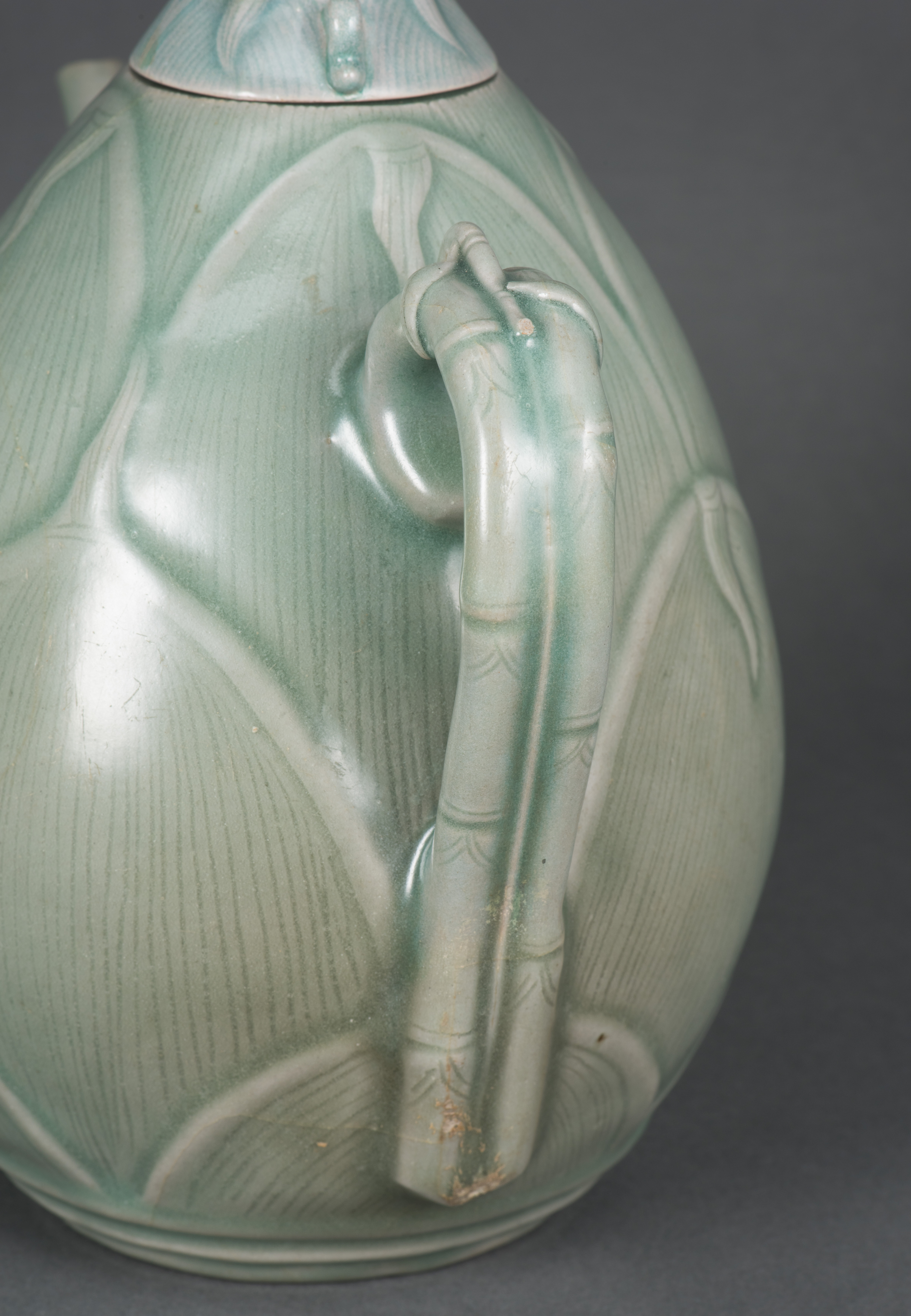 本歌 高麗青磁 香合 (貴重) 観心 時代旧蔵 C6441 朝鮮時代旧蔵 朝鮮古