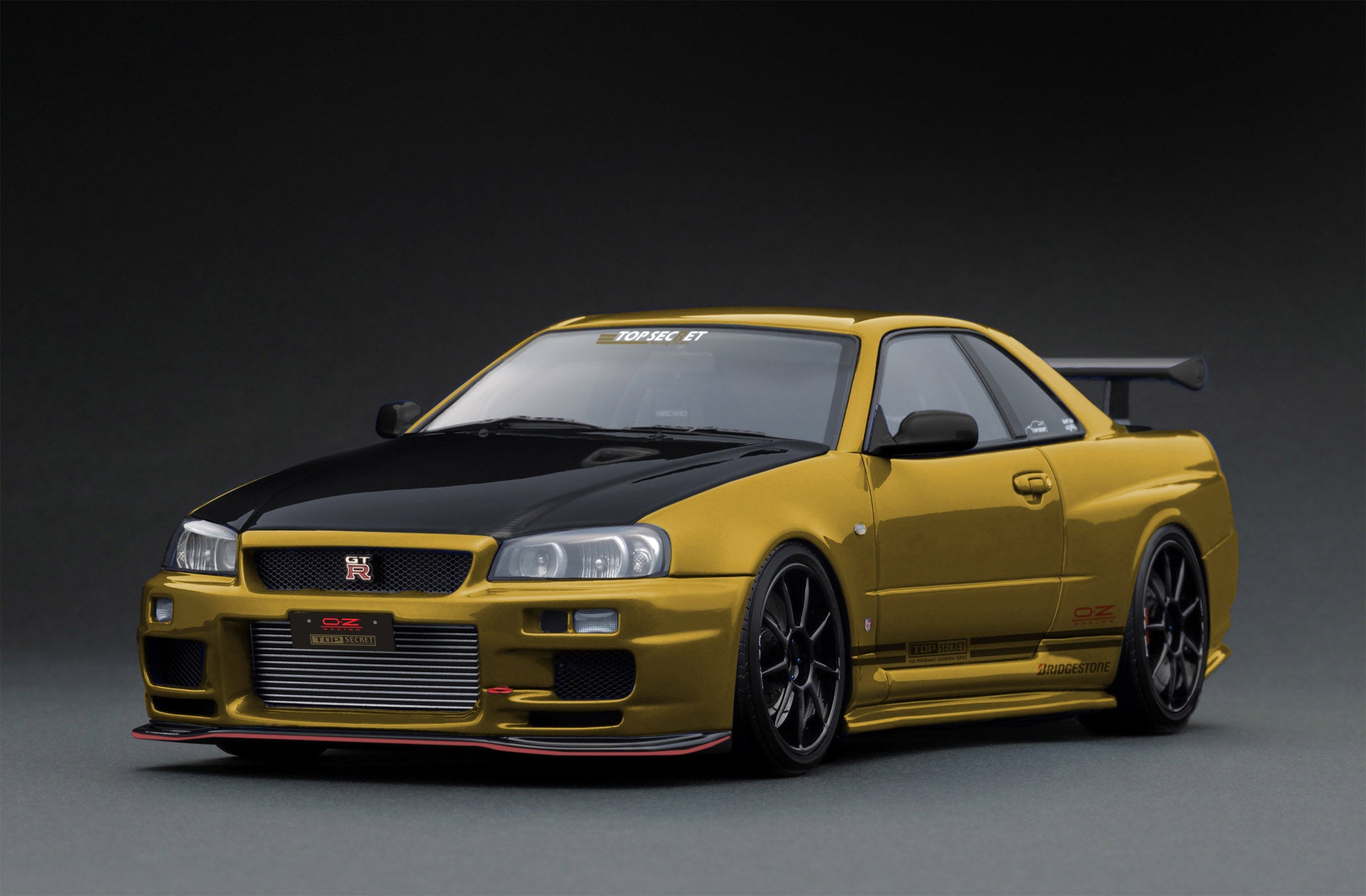 TOP SECRET R34 Gold 1/43 スケールモデル Amazon.com: Inno Models
