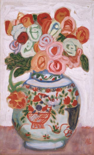 特価！ ○梅原龍三郎○油彩画○「松山城遠望」○肉筆画○