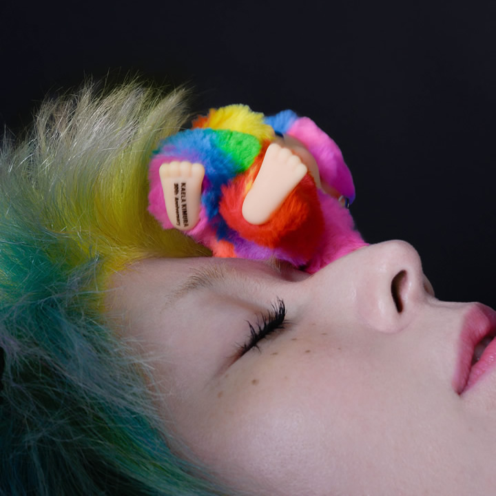 カエチッチ カラフルレインボー キーチェーン | Special collaboration