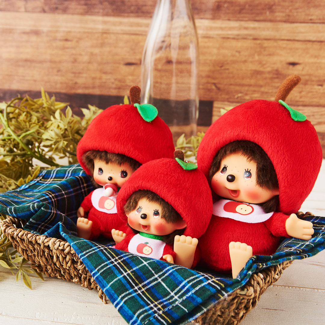 りんごのもんちっちさんシリーズ登場！ | モンチッチホームページへ