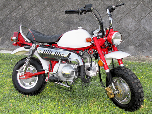 キットバイクTYPE－A・レッド90ccエンジン搭載 新品[TYPE