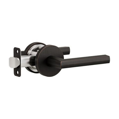L7R4 Lever (L7 Lever with Modern Round R4 Rosette) – Montana Forge