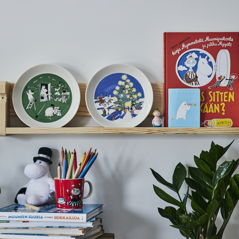 ムーミン コレクターズ プレートセット ドローイング&クリスマス