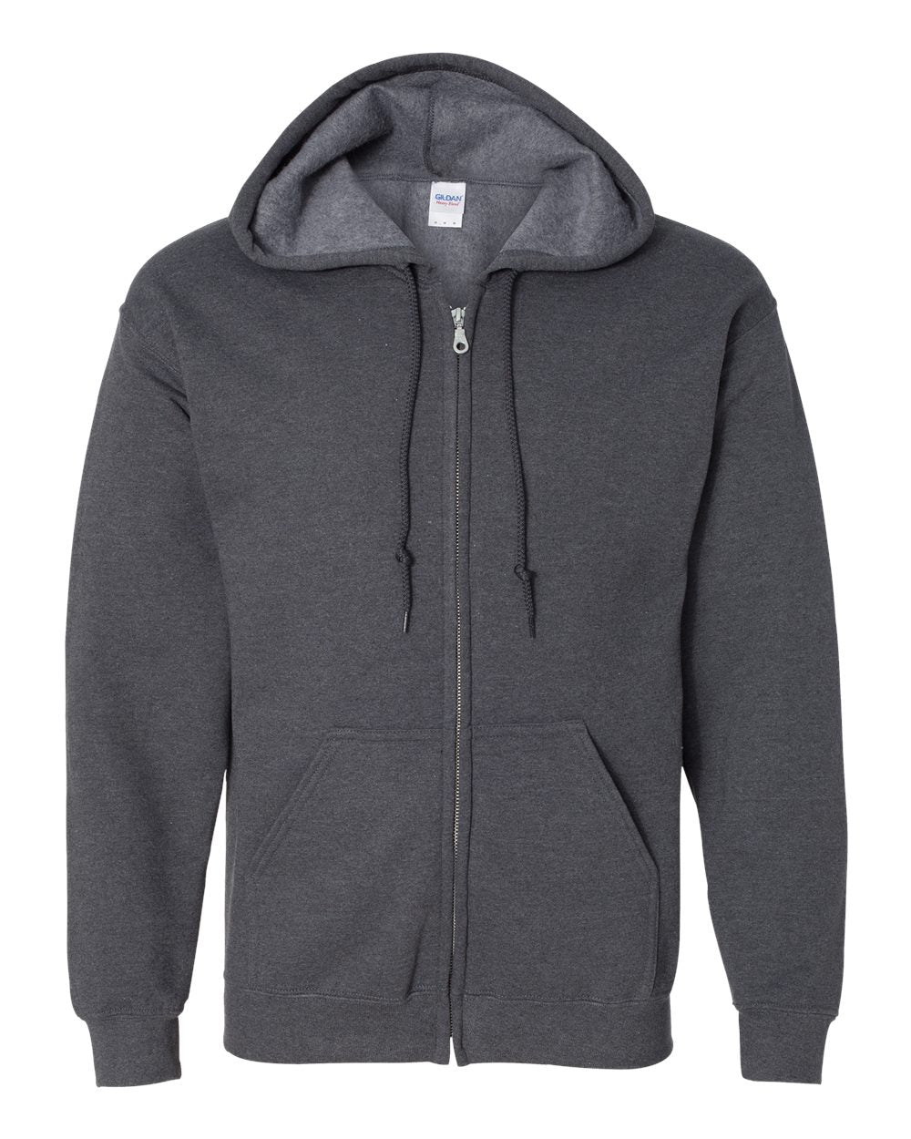 Gildan - Heavy Blend™ Full Zip Hooded Sweatshirt Dark Heather