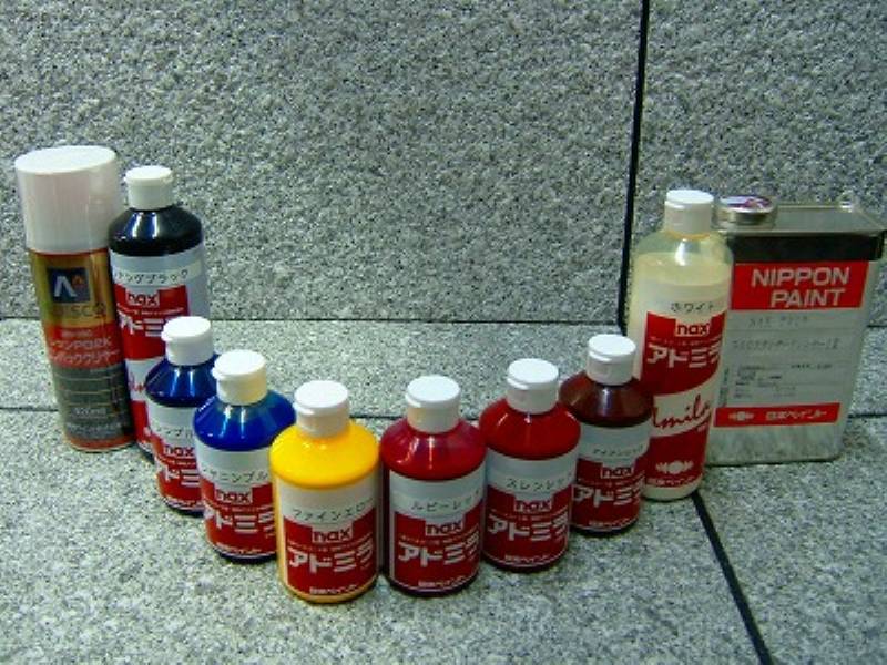 エアーブラシ 塗料セット(溶剤編) | 商品の紹介 | 塗料・ペイント