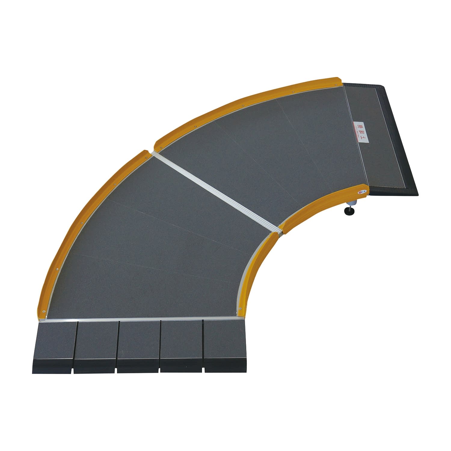 Zスロープ右 右 車いす用スロープ 25-4775-00 微笑(シコク) 642-100