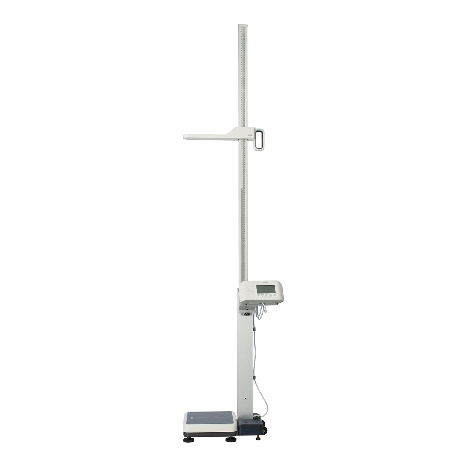 手動身長計付き体重計(検定品) 標準型 デジタル身長体重計 24-8085