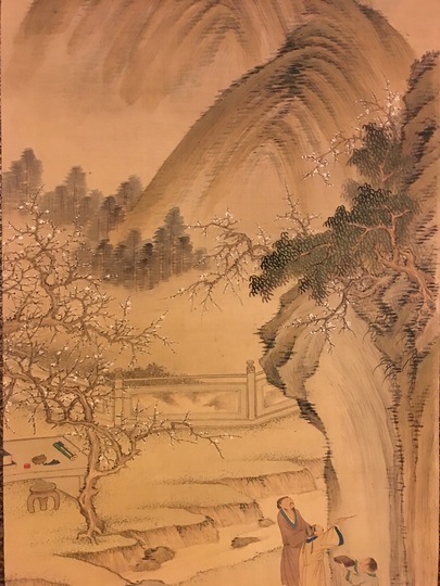 広瀬台山 山水図｜古美術・掛け軸の販売・買取・鑑定-松本松栄堂