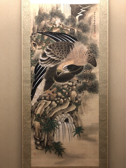 福田半香 鷲図｜古美術・掛け軸の販売・買取・鑑定-松本松栄堂