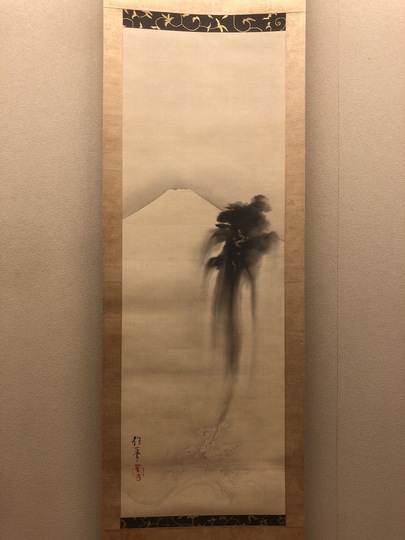 酒井抱一 富士越龍図｜古美術・掛け軸の販売・買取・鑑定-松本松栄堂
