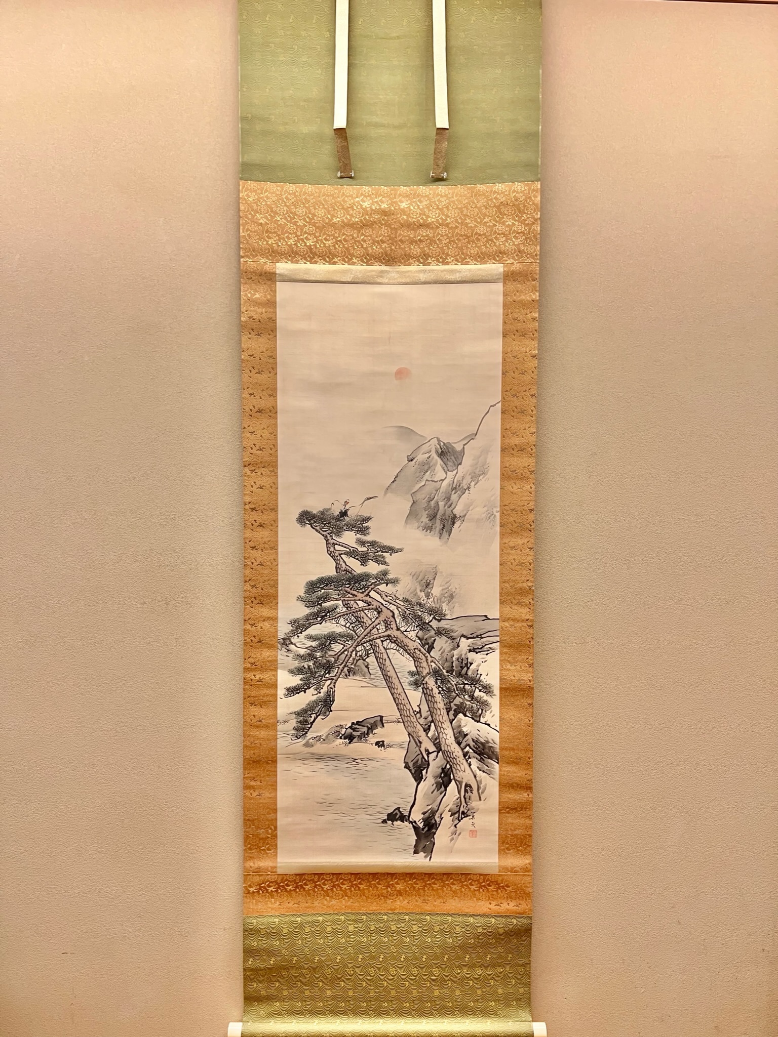 真作】眞宣/鬼の念佛画賛/掛軸/名家伝来/AA-628 真作】眞宣/鬼の念佛