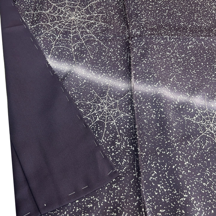 たたき染め訪問着【蜘蛛の巣】 たたき染め訪問着【蜘蛛の巣】 [170303