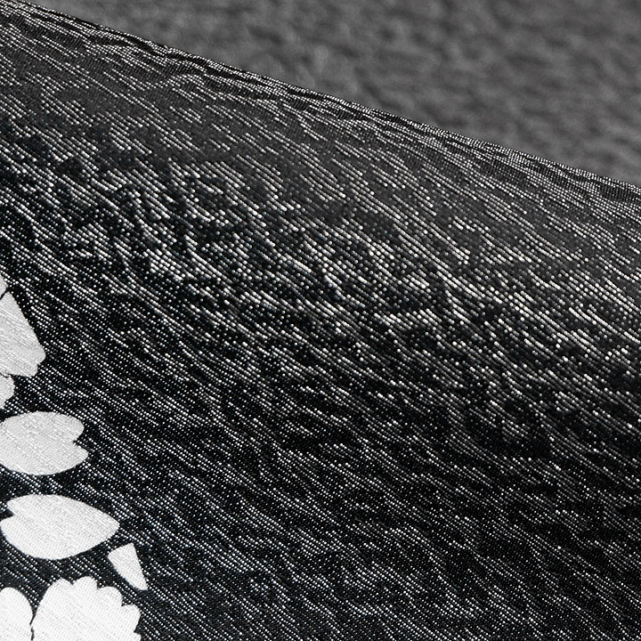 東京友禅 菅有鬼一 謹製 染袋帯【桜 モノトーン】 [241222-hukuro-1