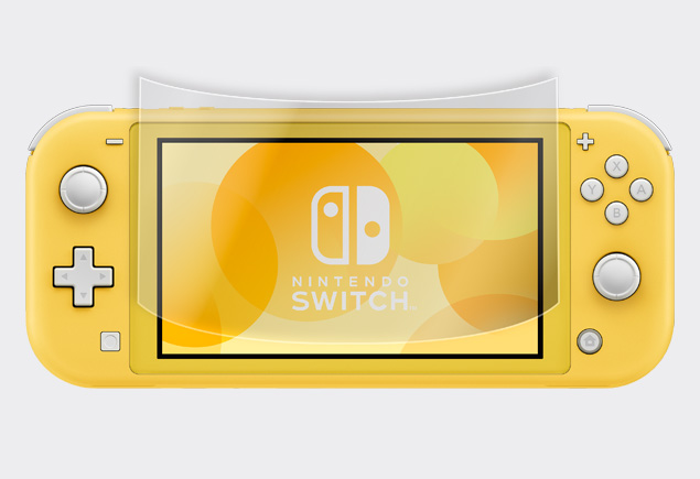 Nintendo Switch Lite専用液晶保護フィルム多機能 クリーニングクロス