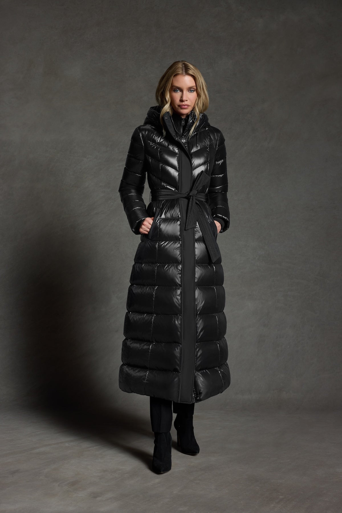 Calina, Lustrous down maxi coat for ladies | Mackage® Canada