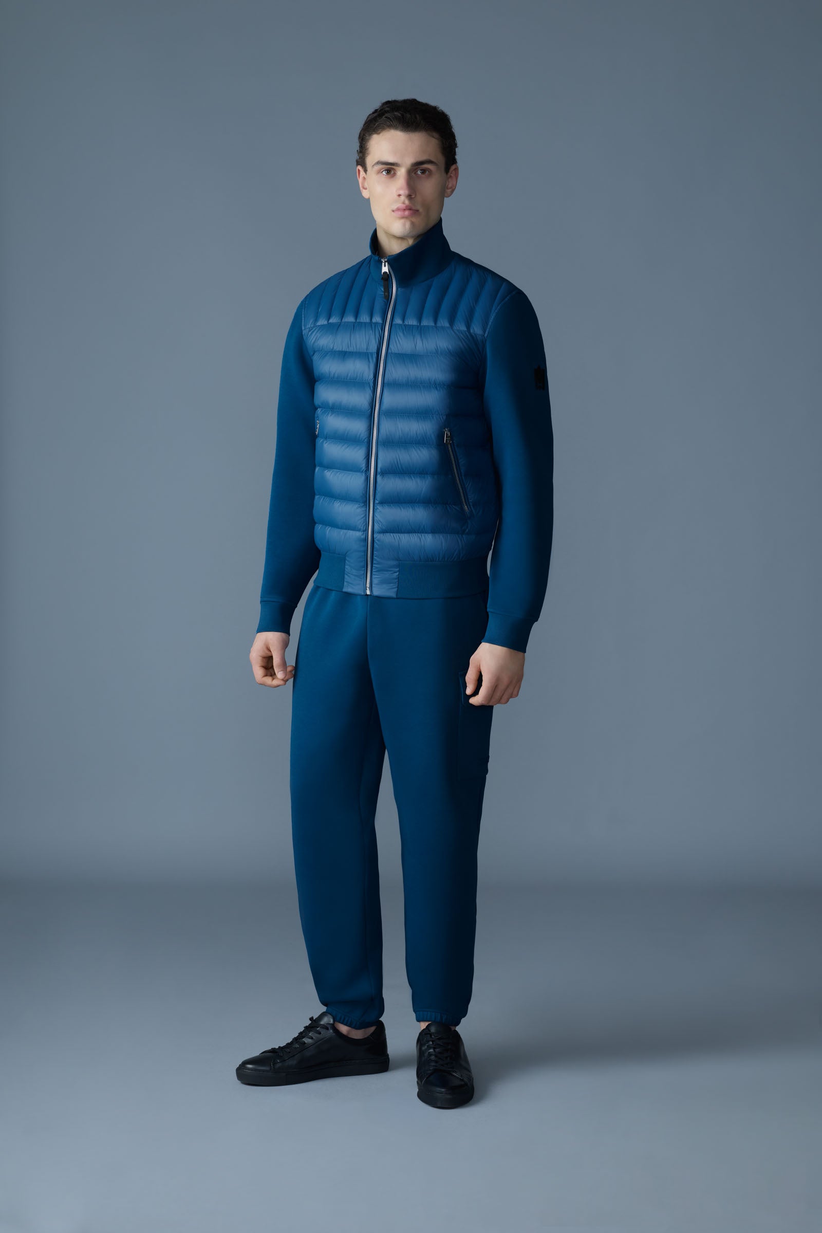 Collin-R, Nano down mixed media bomber jacket | Mackage® US