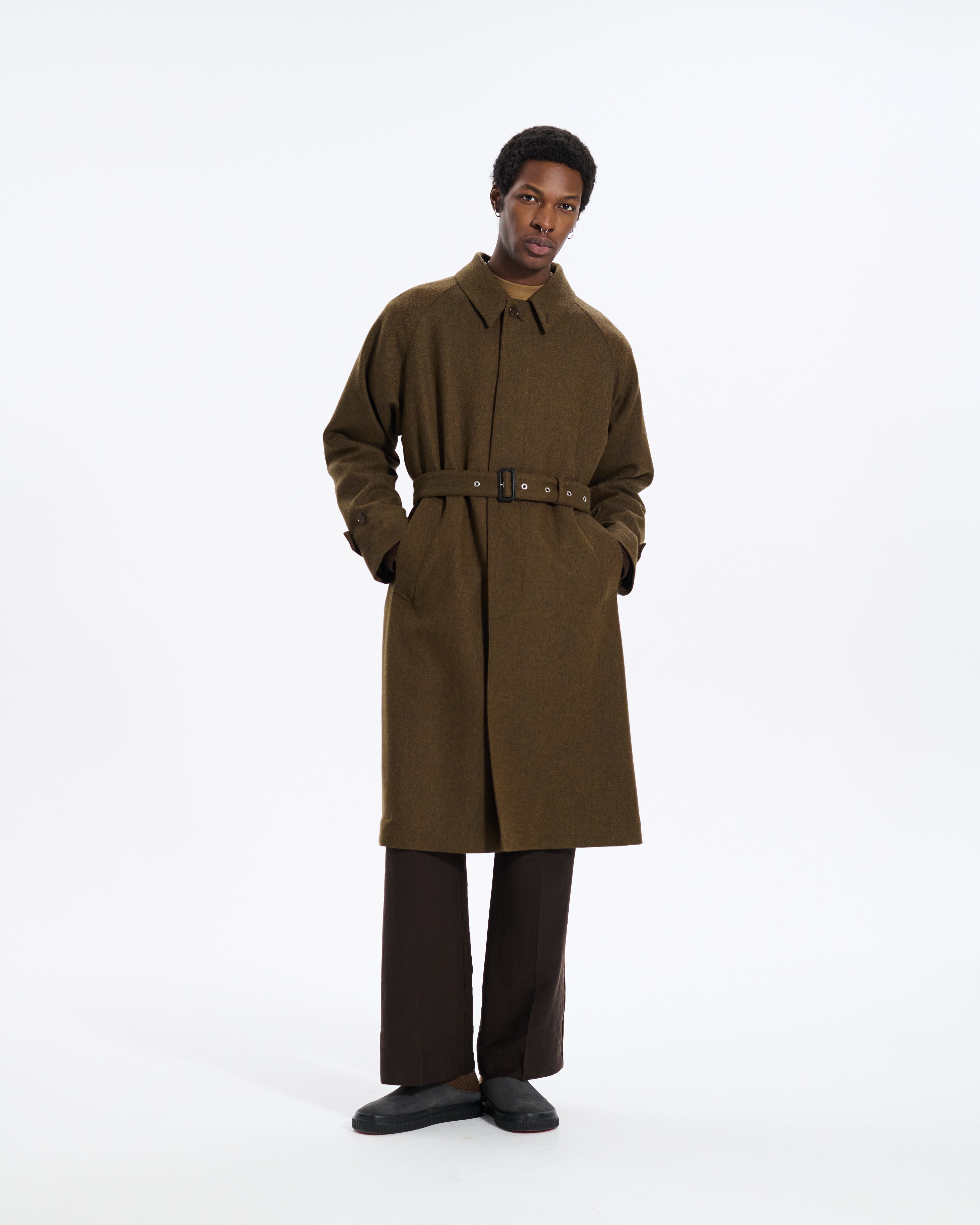 メンズ ROXBURGH ウール ライディングコート – Mackintosh