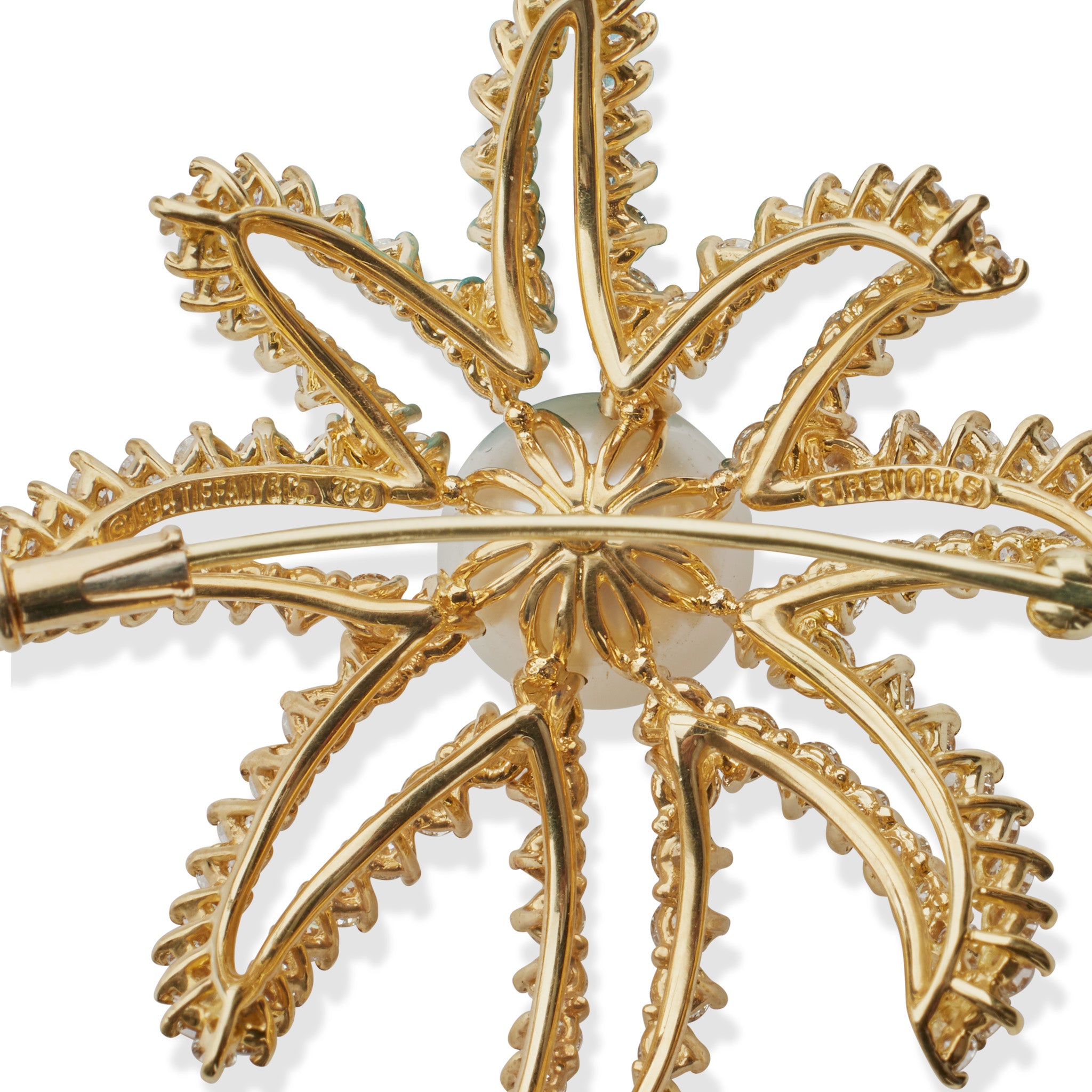 Macklowe Gallery | Tiffany & Co. Fireworks Pearl and Diamond